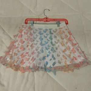Rainbow butterfly skirt